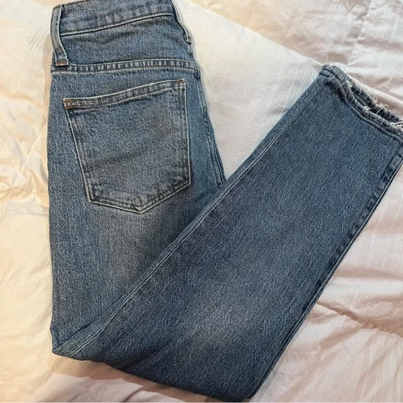 Madewell Classic Straight Denim Jeans in Fawn Wash Size 23 - Picture 2 of 7